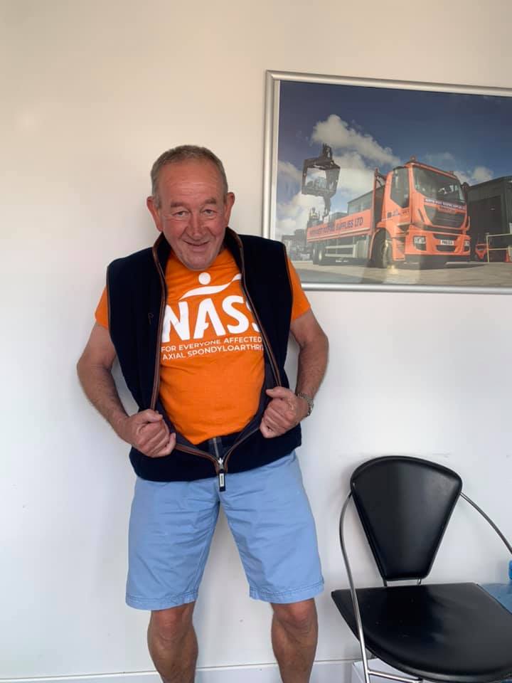 Steve Philips in NASS t-shirt