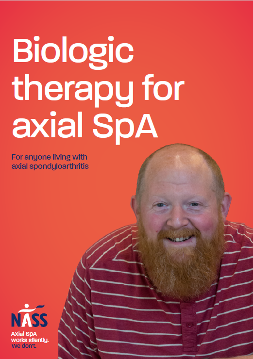 Biologic therapy for axial SpA guide book cover